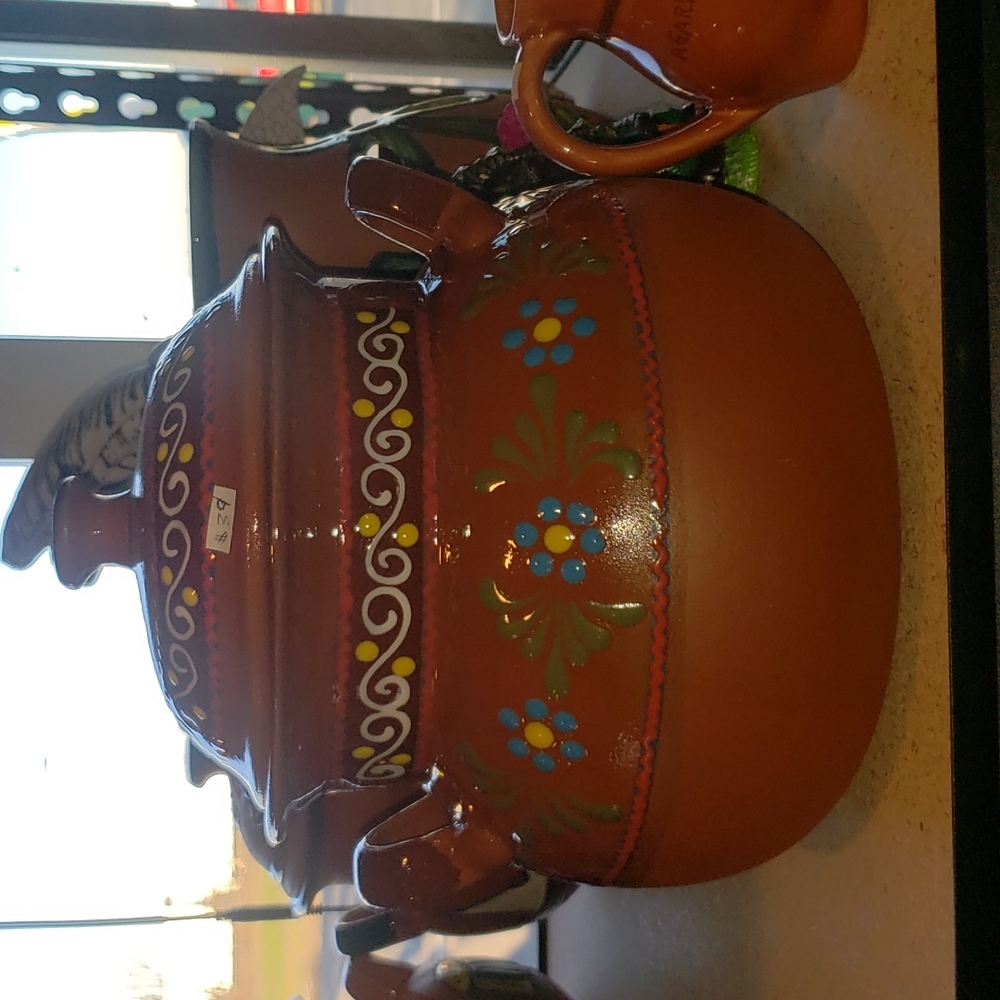 Olla de decoracion/ Clay pot for decoration